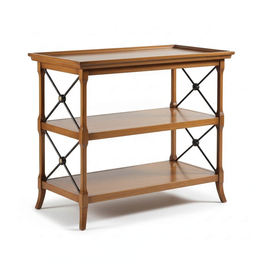 Ständer Ablage Beistelltisch Italienische Möbel Regal Holz Schränke Regale Neu