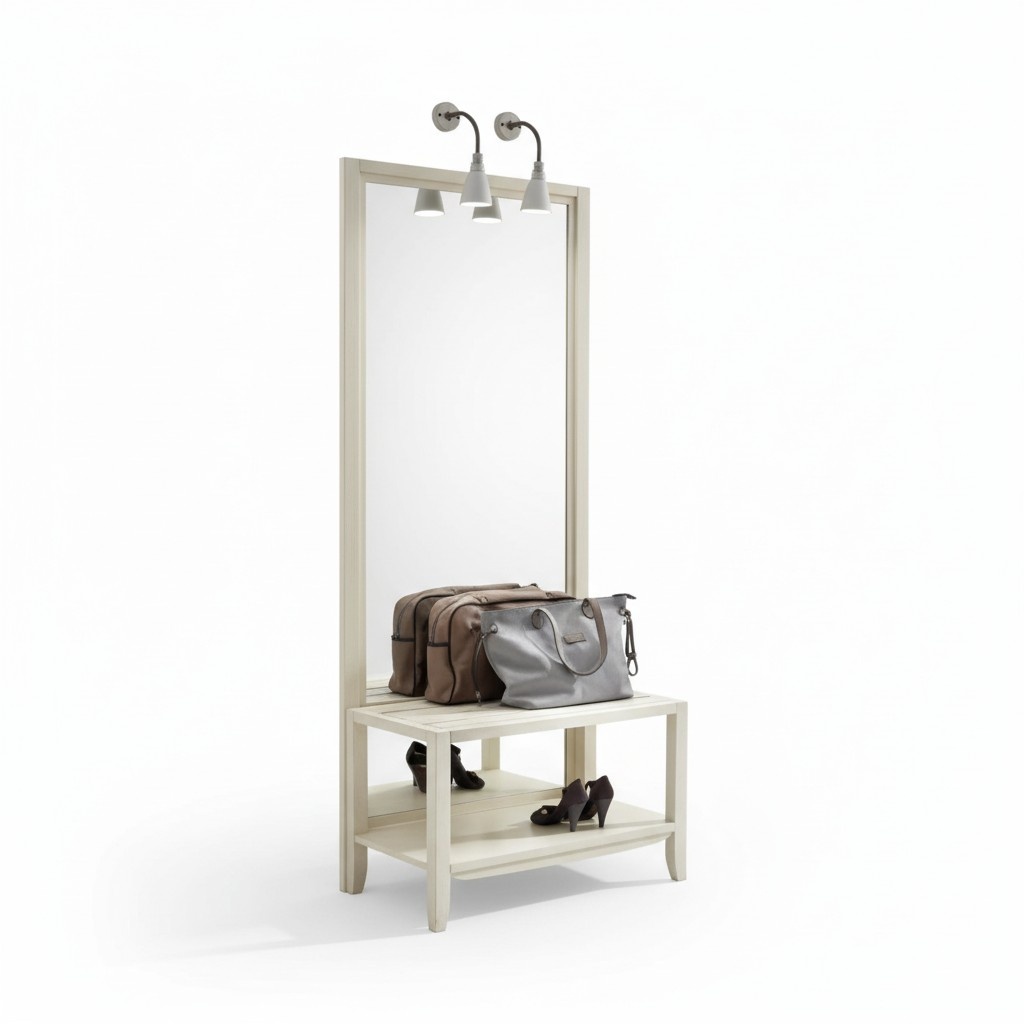 Standspiegel Design Spiegel Italienische Schlafzimmer Holz Stand Wand