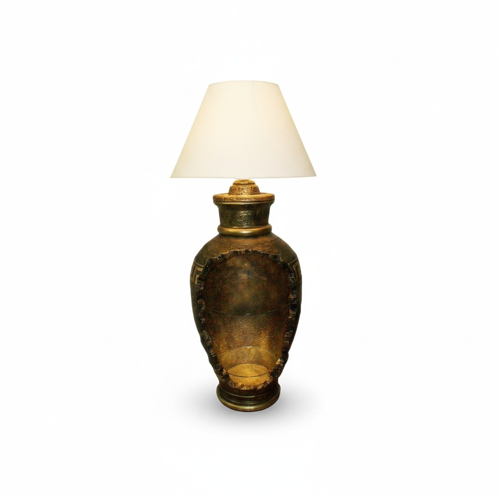 Stehlampe Stehleuchte Leuchte Vase Designer Antik Stand Leuchten Design