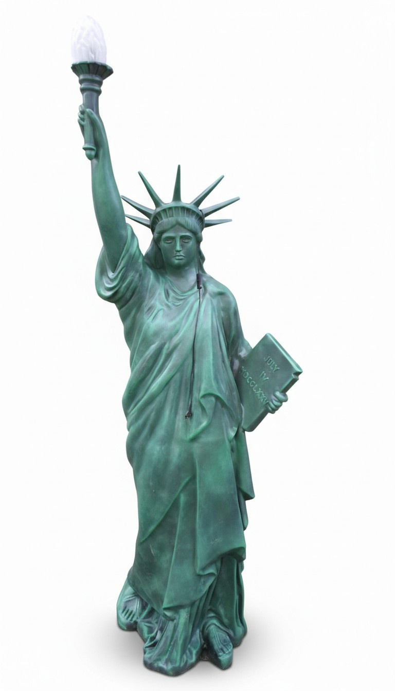 Stehleuchte Lampe 238cm Freiheitsstatue Liberty USA Dekoration Statue