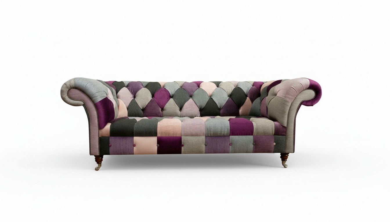 Stoffsofa Couch Dreisitzer Garnitur Design Modern Sofas Sofa 3 Sitzer Bunt Neu