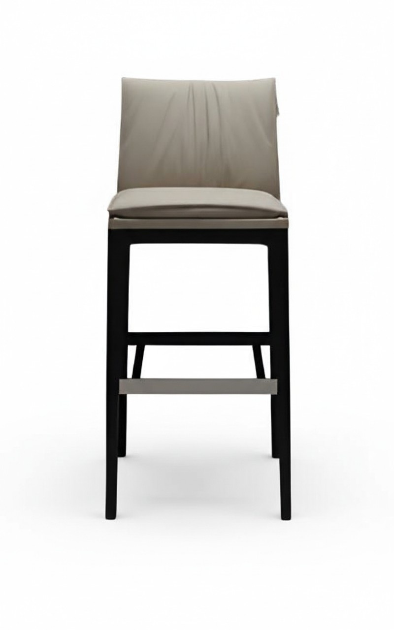 Stühle Barhocker Stuhl Holz Sessel Bar Stoff Barstuhl Luxus Polster