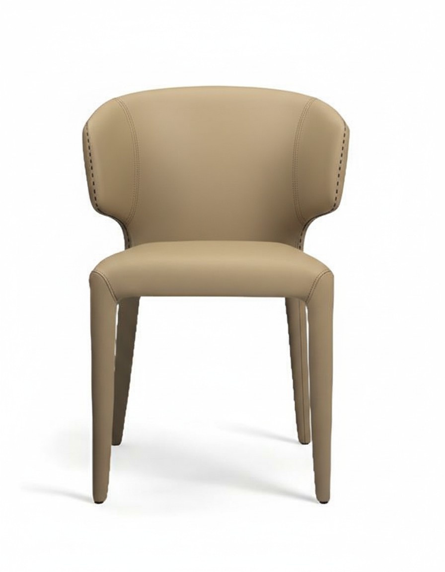 Stühle Luxus Stoff Design Esszimmerstuhl Metall Lehnstuhl Polster Moderne