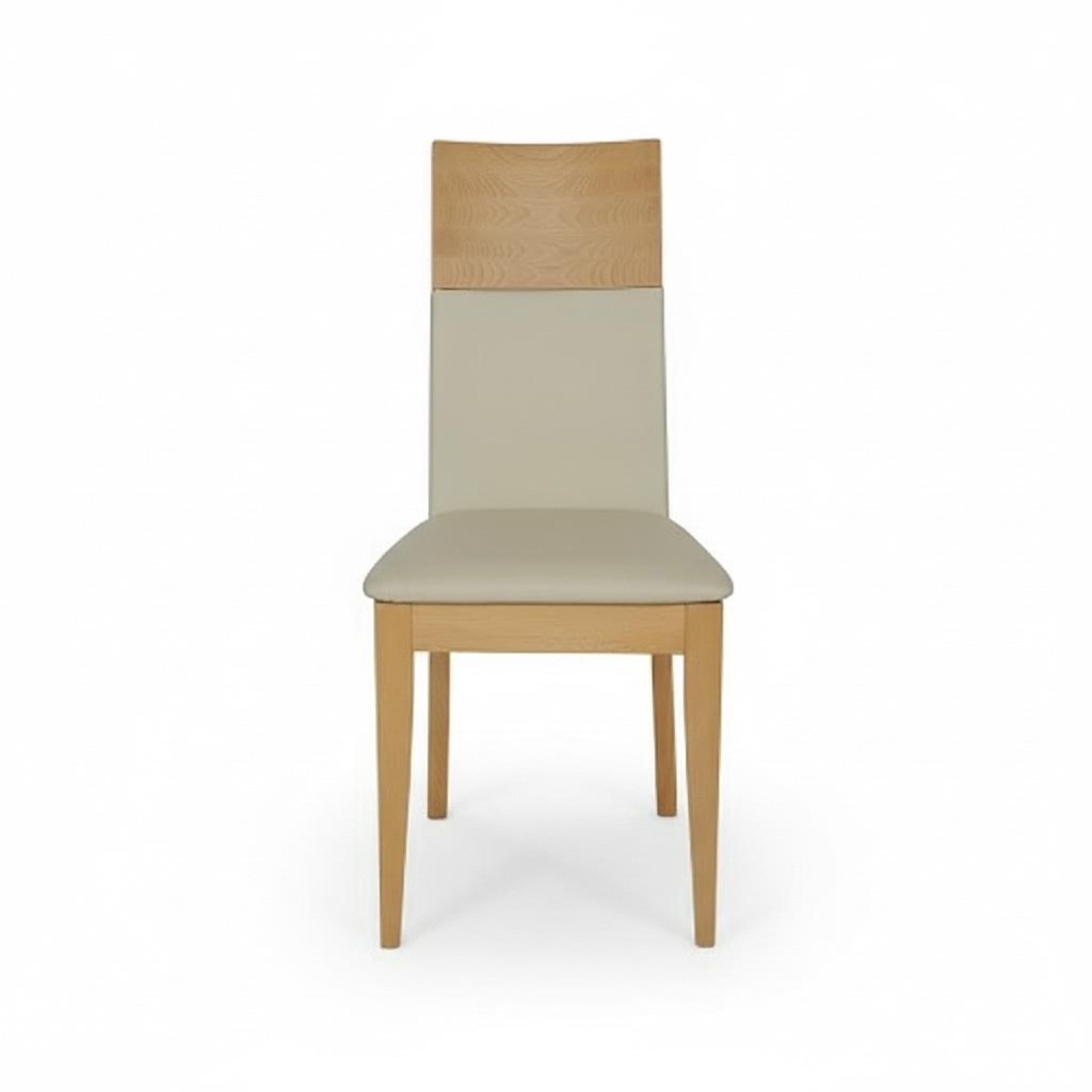 Stühle Stuhl Lehnstuhl Massiv Holz Textil Holz Sessel Leder Neu Lounge Polster