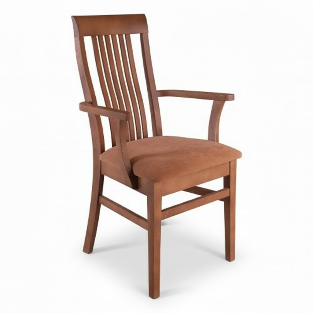 Stühle Stuhl Lehnstuhl Textil Massiv Holz Leder Lounge Massive Sessel Polster