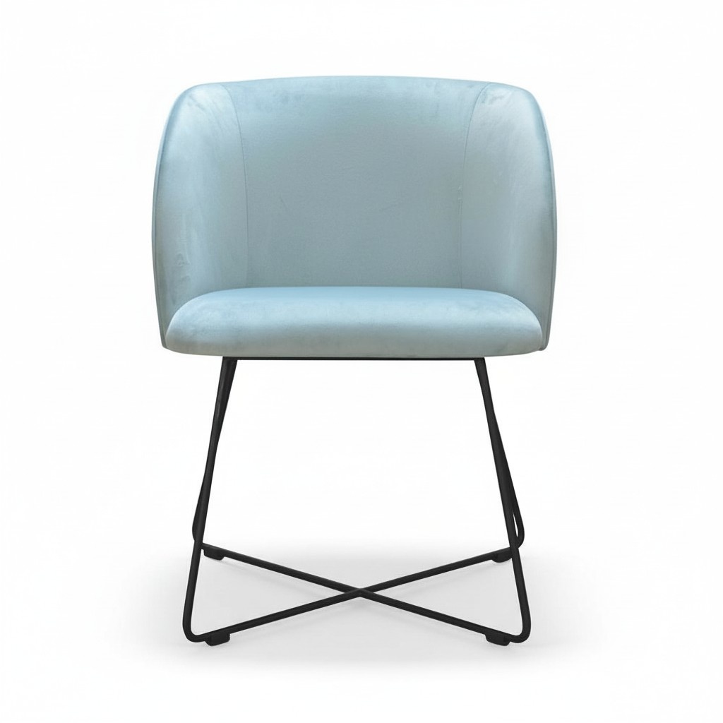 Stuhl 4x Sessel Esszimmer Lounge Textil Sitz Set Neu Club Fernseh Polsterstuhl