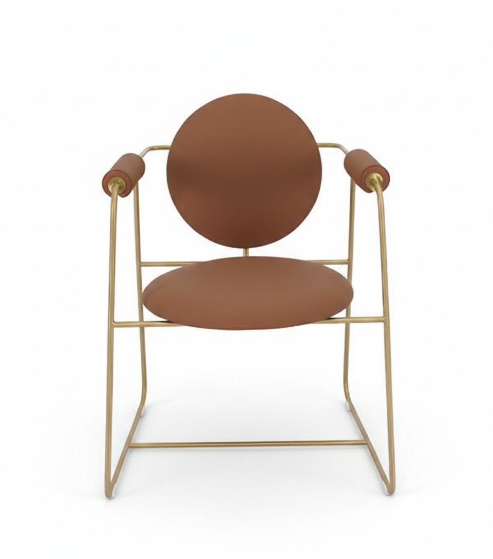 Stuhl Braun Luxus Esszimmer Möbel Design Elegantes Stühle Modern Holz