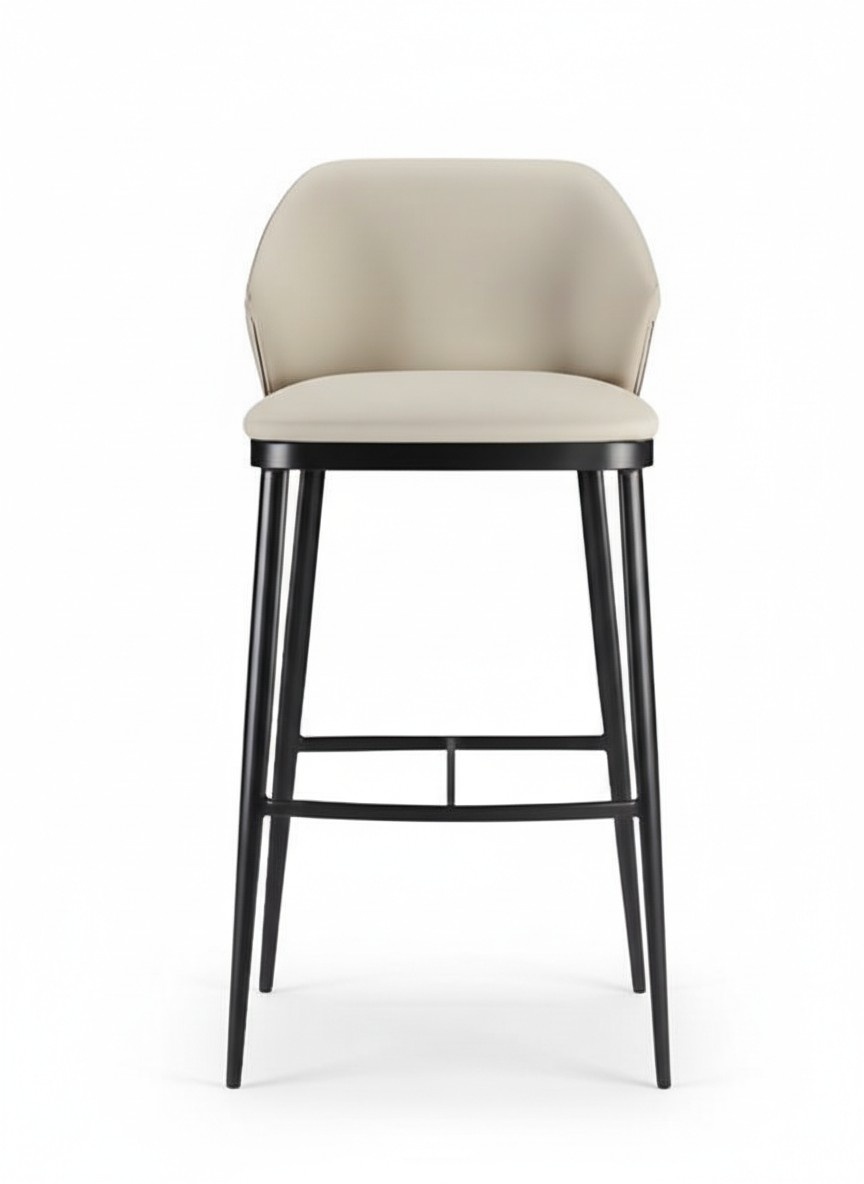 Stuhl Esszimmerstuhl Küchenstuhl Lederstuhl Holz Stoff Modern Beige Stuhl