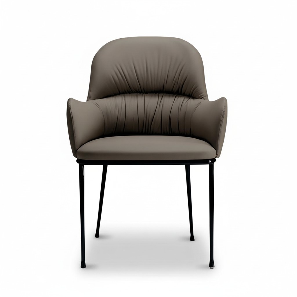 Stuhl Esszimmerstuhl Küchenstuhl Lehnstuhl Luxus Braun Modern Esszimmer