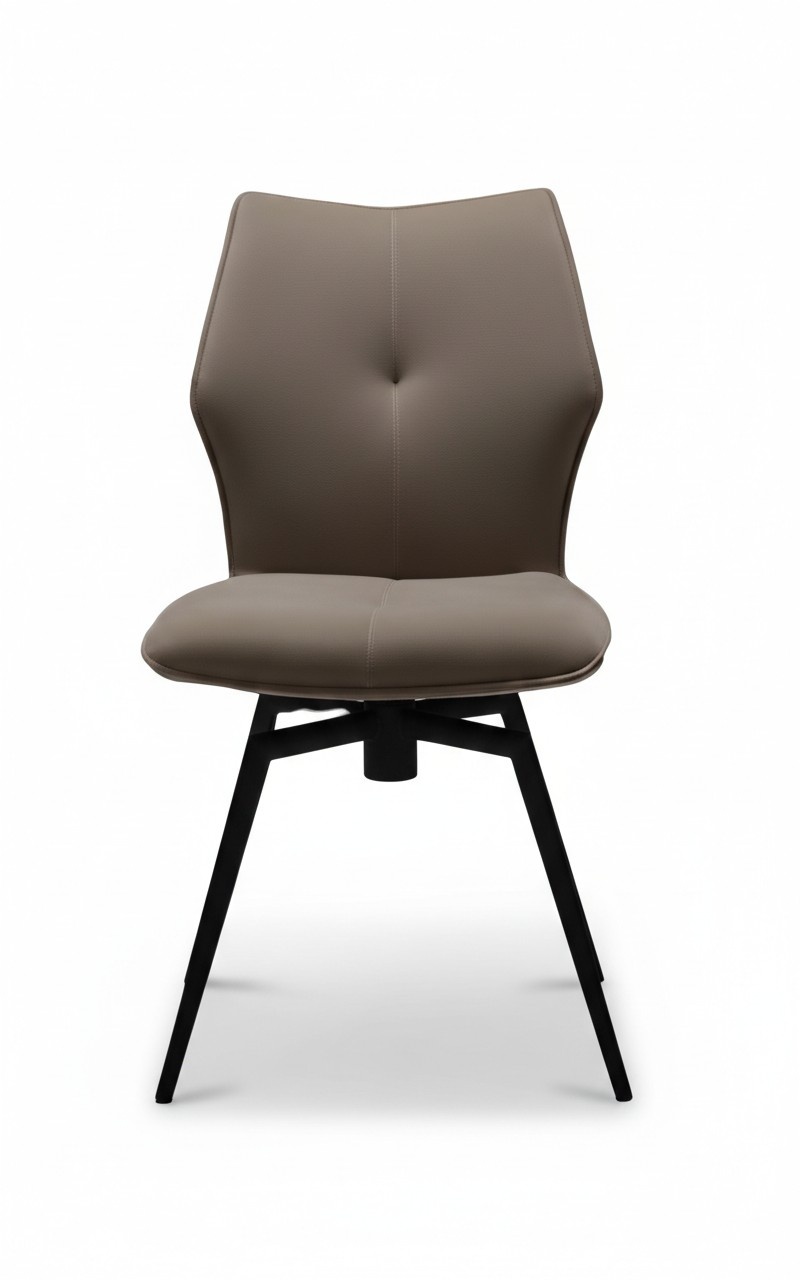 Stuhl Esszimmerstuhl Möbel Holz Moderner Braun Luxus Design Metallstuhl