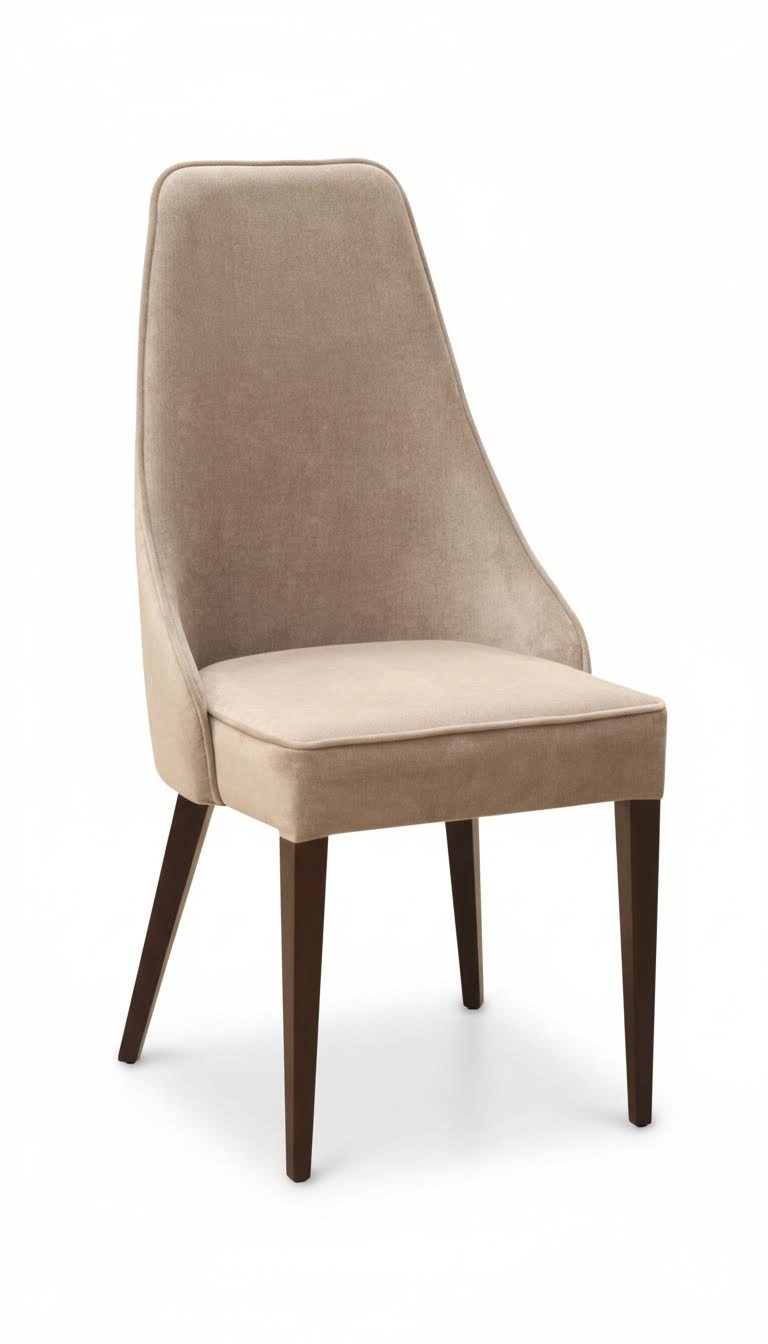 Stuhl Gruppe 4x Stühle Set Wohn - Esszimmer Garnitur Holz Lehn Leder