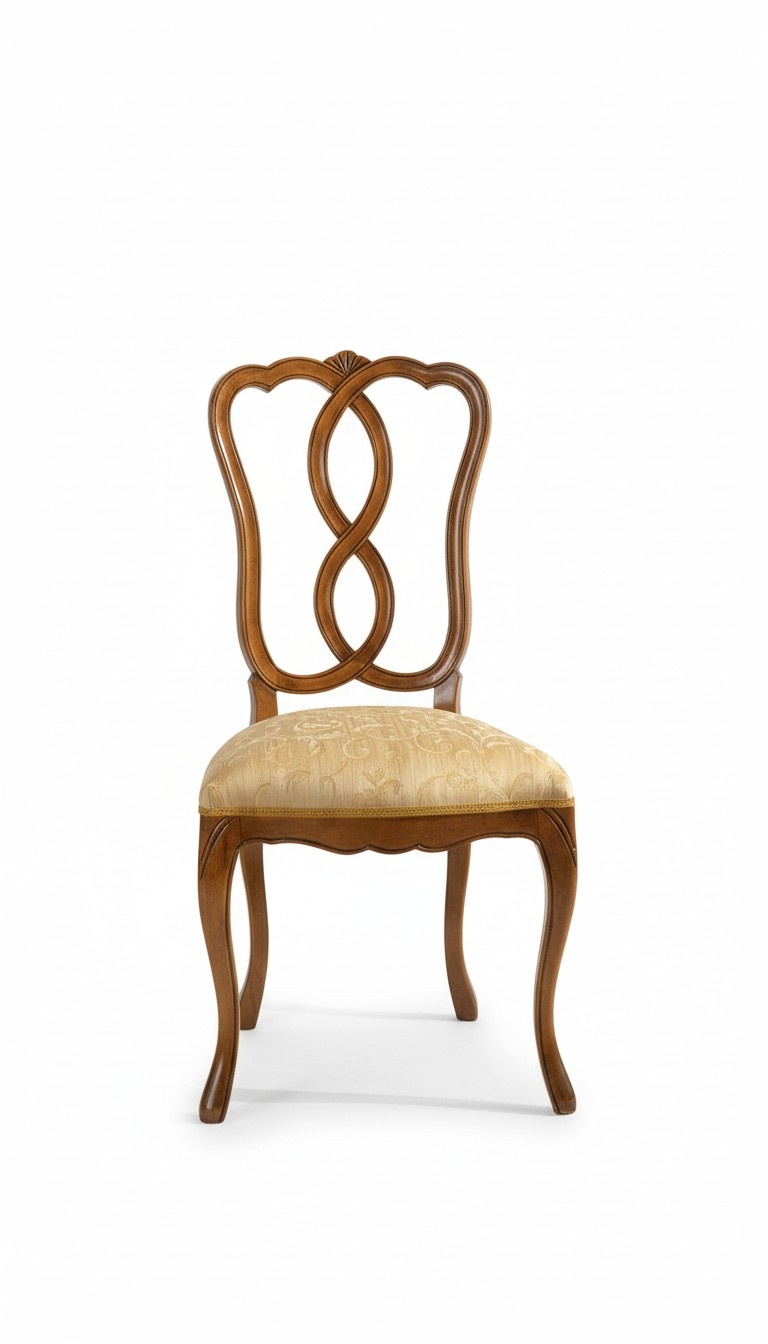 Stuhl Holz Italienische Möbel Esszimmer Stühle Luxus Design Lehnstuhl Echtholz