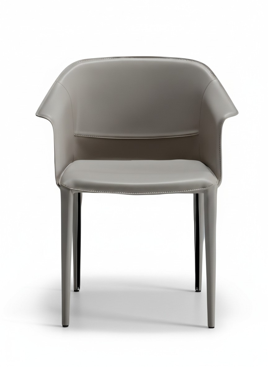 Stuhl mit Armlehne Esszimmerstuhl Holz Modern Esszimmer Beige Design