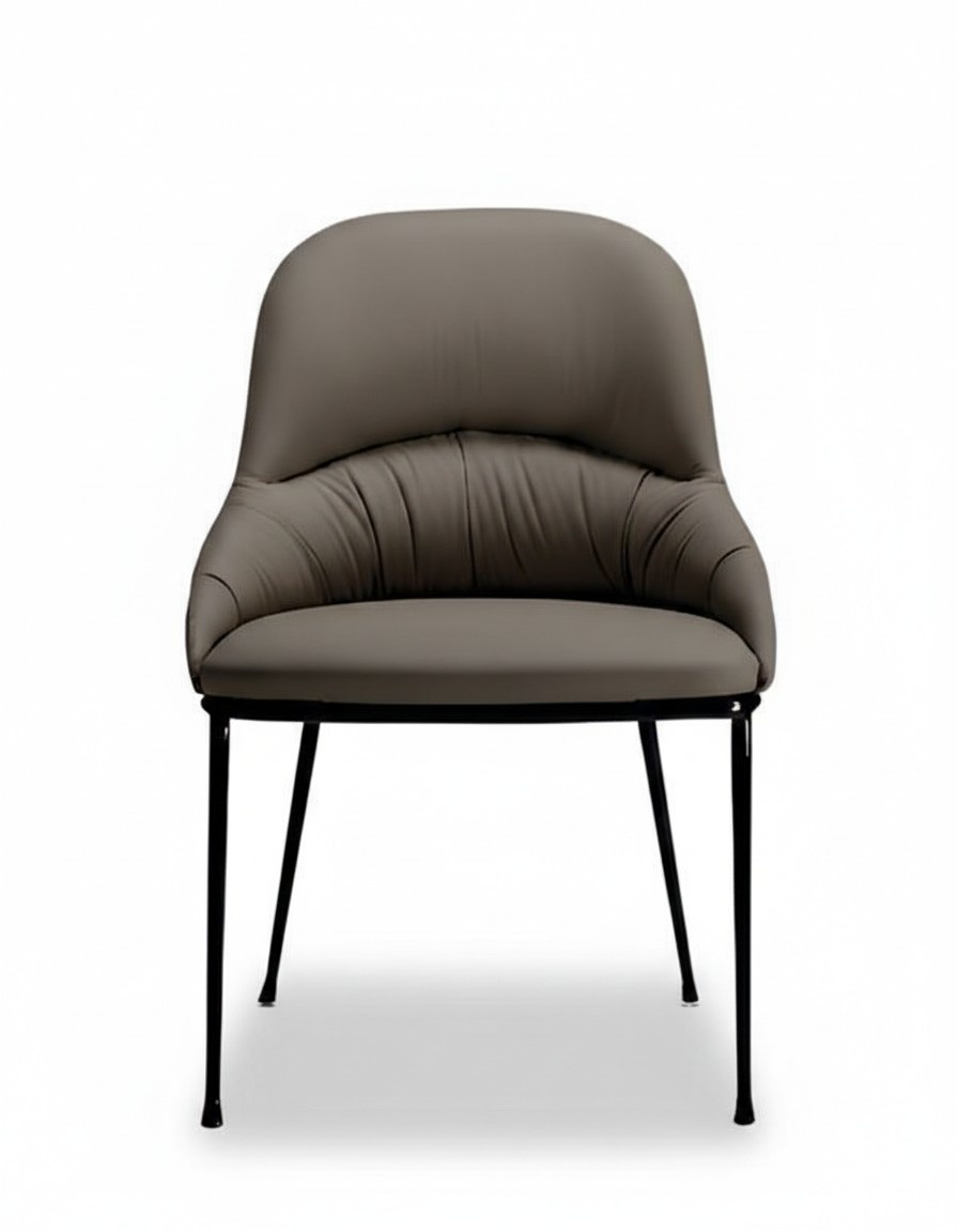 Stuhl Stühle Luxus Design Lehnstuhl Metall Polster Modern Esszimmer Möbel