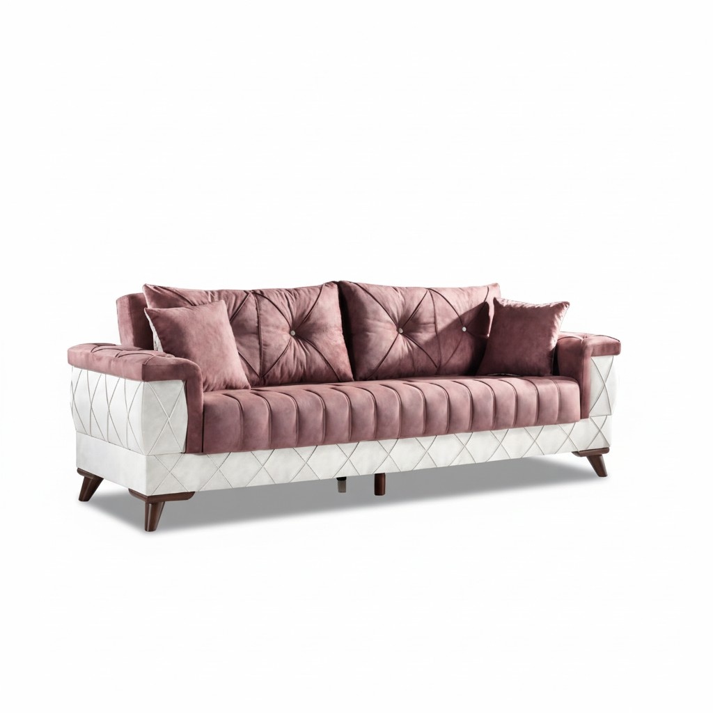 Textil Sofa 3 Sitzer Sofa Polster Sofas Design Couch Mobel Dreisitzer Neu