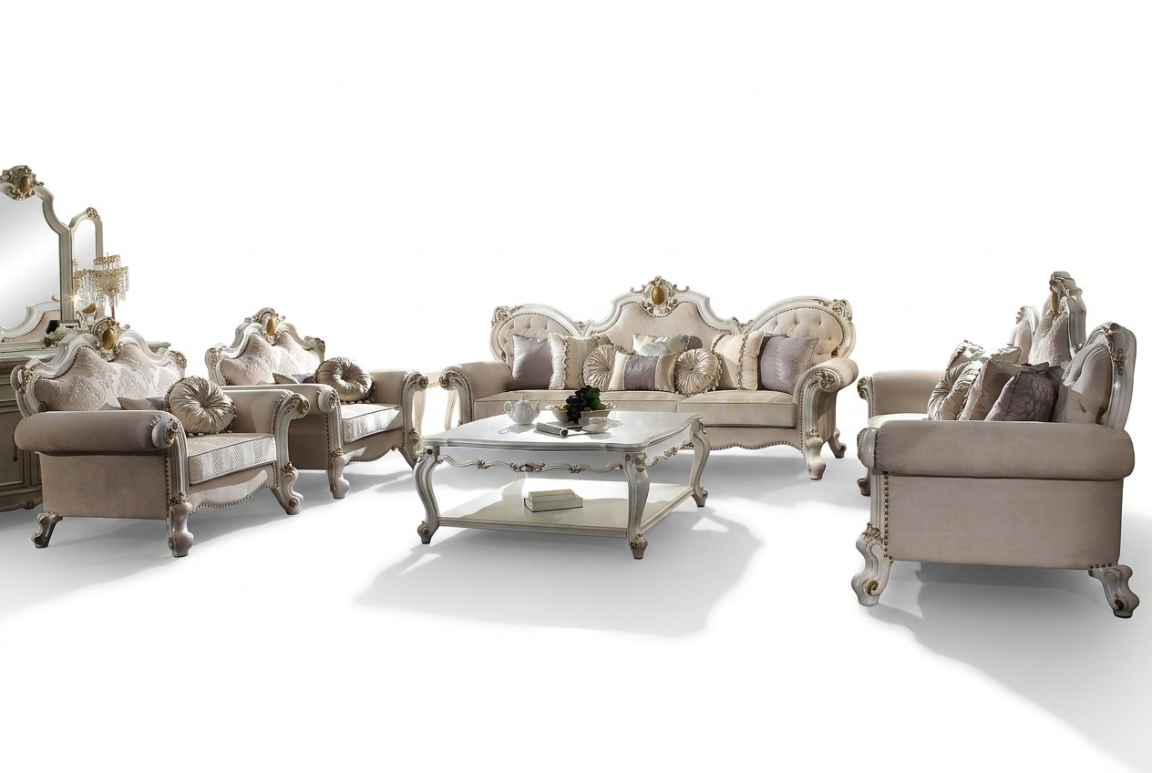 Textilsofa Sofagarnitur 3+2 Sitzer Set Garnitur Polstersofa Couch Designersofa