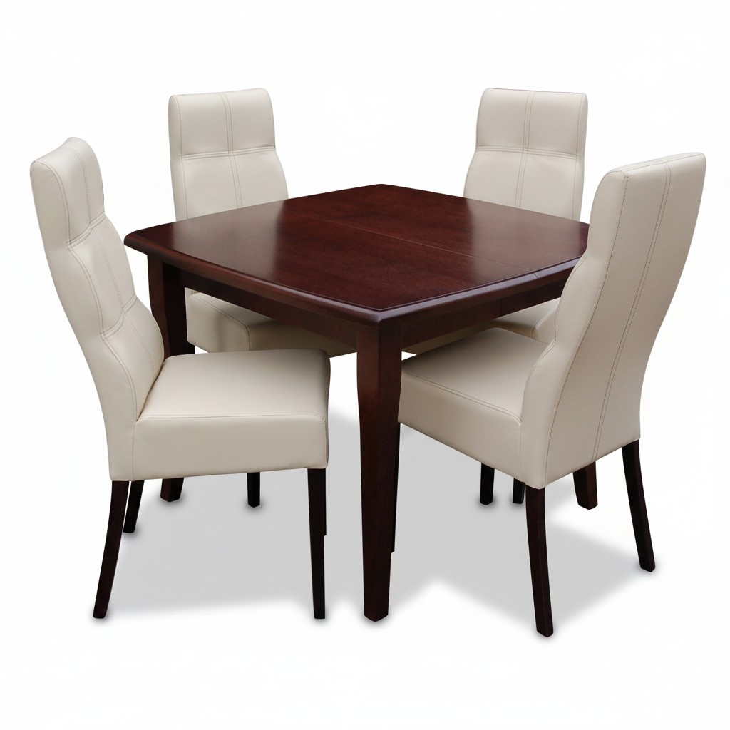 Tisch + 4 Stühle Set Garnituren Komplett Wohnzimmer Esszimmer Ausziehbar 250cm