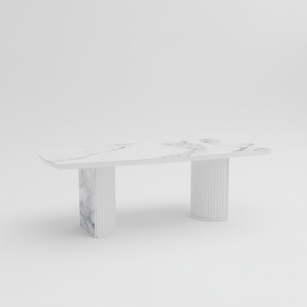 Tisch Luxus Esszimmertisch Esszimmer Holz Marmor Ess Möbel Neu Modern
