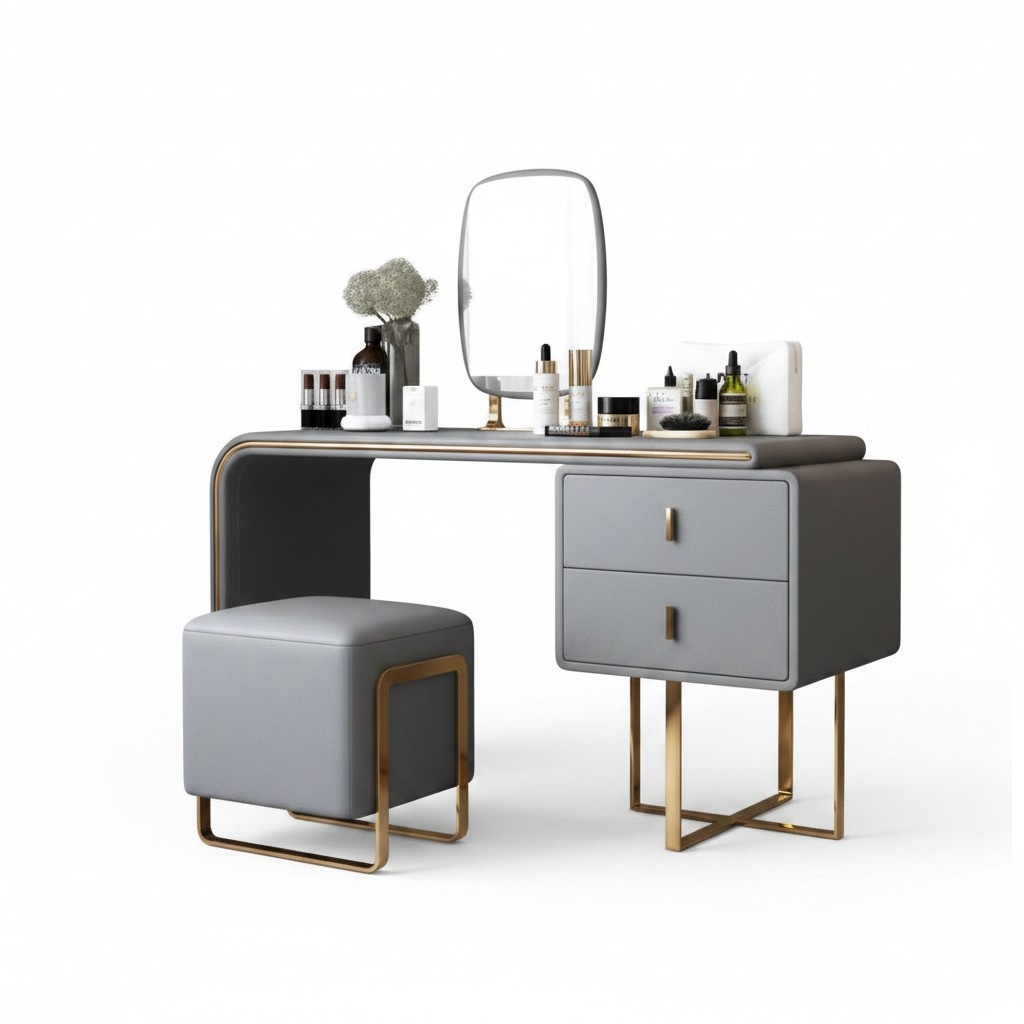 Tisch Modern Konsole Spiegel. Kommode Schminktisch Schlafzimmer Hocker Konsolen