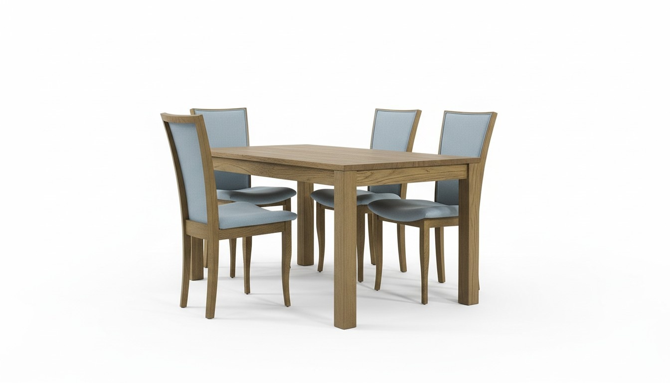Tische Essgruppe Esszimmer Garnitur Stuhl Set Holz Essgarnituren Tisch 4 Stühle