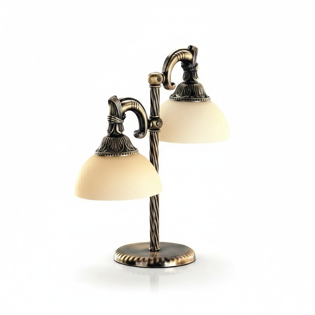 Tischleuchte Tischlampe Lampe Leuchten Art Gold Lampen Tisch Glas