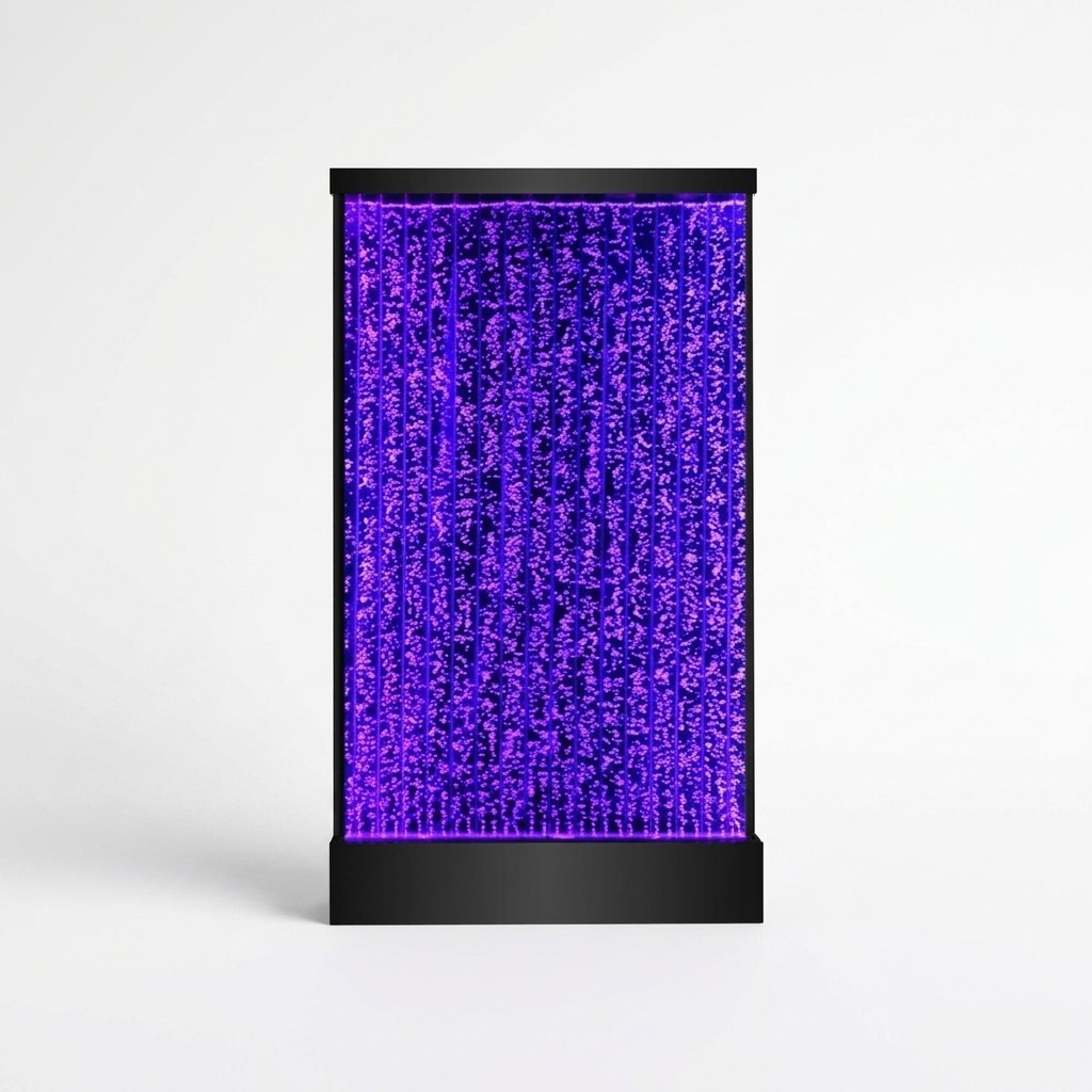 Trennwand Regal Schrank Wasserwand Säule Wände LED 200x220 Wasserwände Waterwall