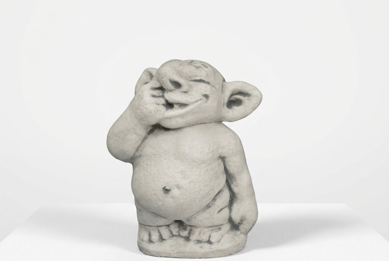 Troll 22cm Skulptur Design Figur Statue Garten Figuren Statuen Skulpturen