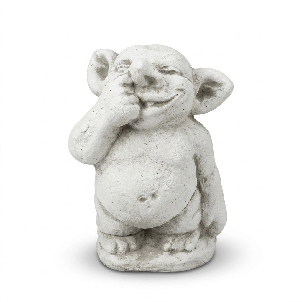 Troll 34cm Skulptur Design Figur Statue Garten Figuren Statuen Skulpturen