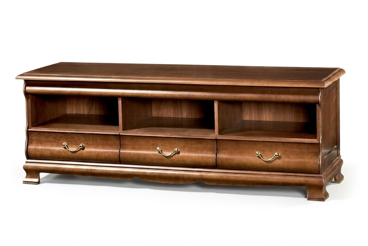 TV Lowboard Schrank Board Fernsehtisch Unterschank RTV Fernsehschrank N-RTV-D