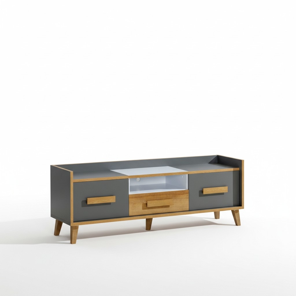 TV Lowboard Schrank Tisch Jugendzimmer Wohnzimmer Kollektion Wohnwände Sideboard