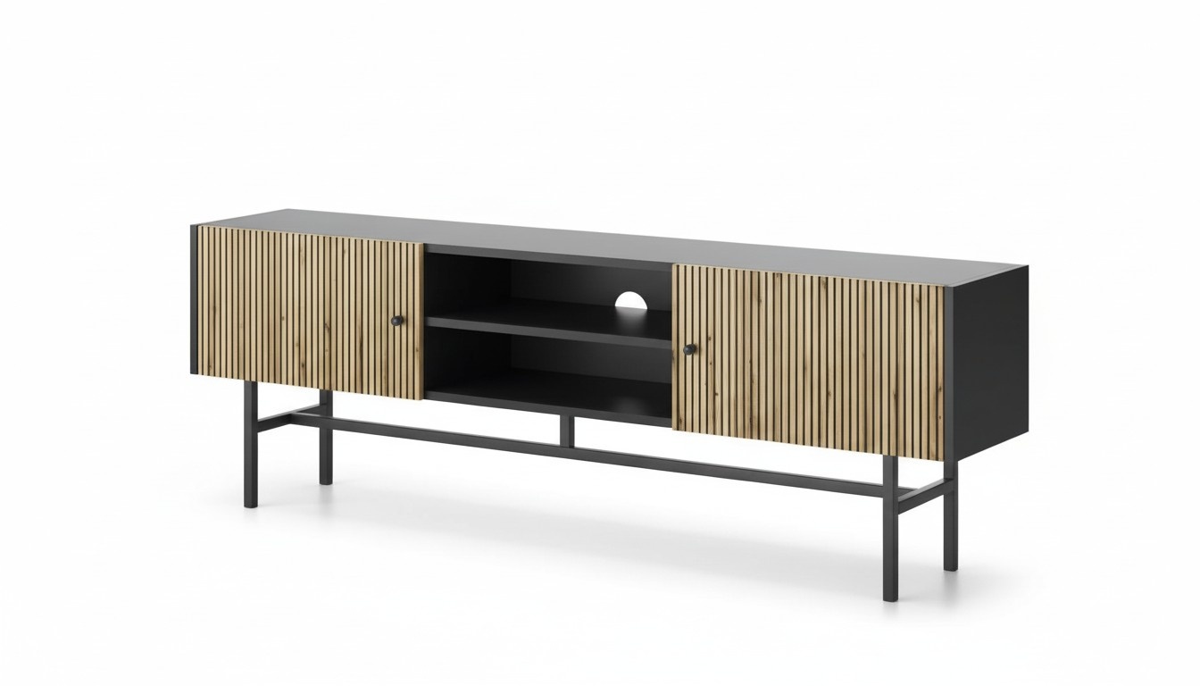 TV-Lowboard Sideboard Fernsehtisch TV-Schrank Fernsehkommode