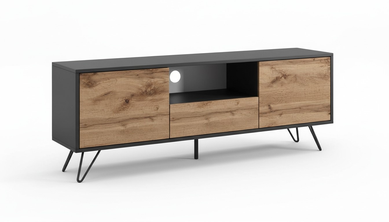 TV-Schrank Medienmöbel TV-Lowboard Fernsehkommode Medienkonsole