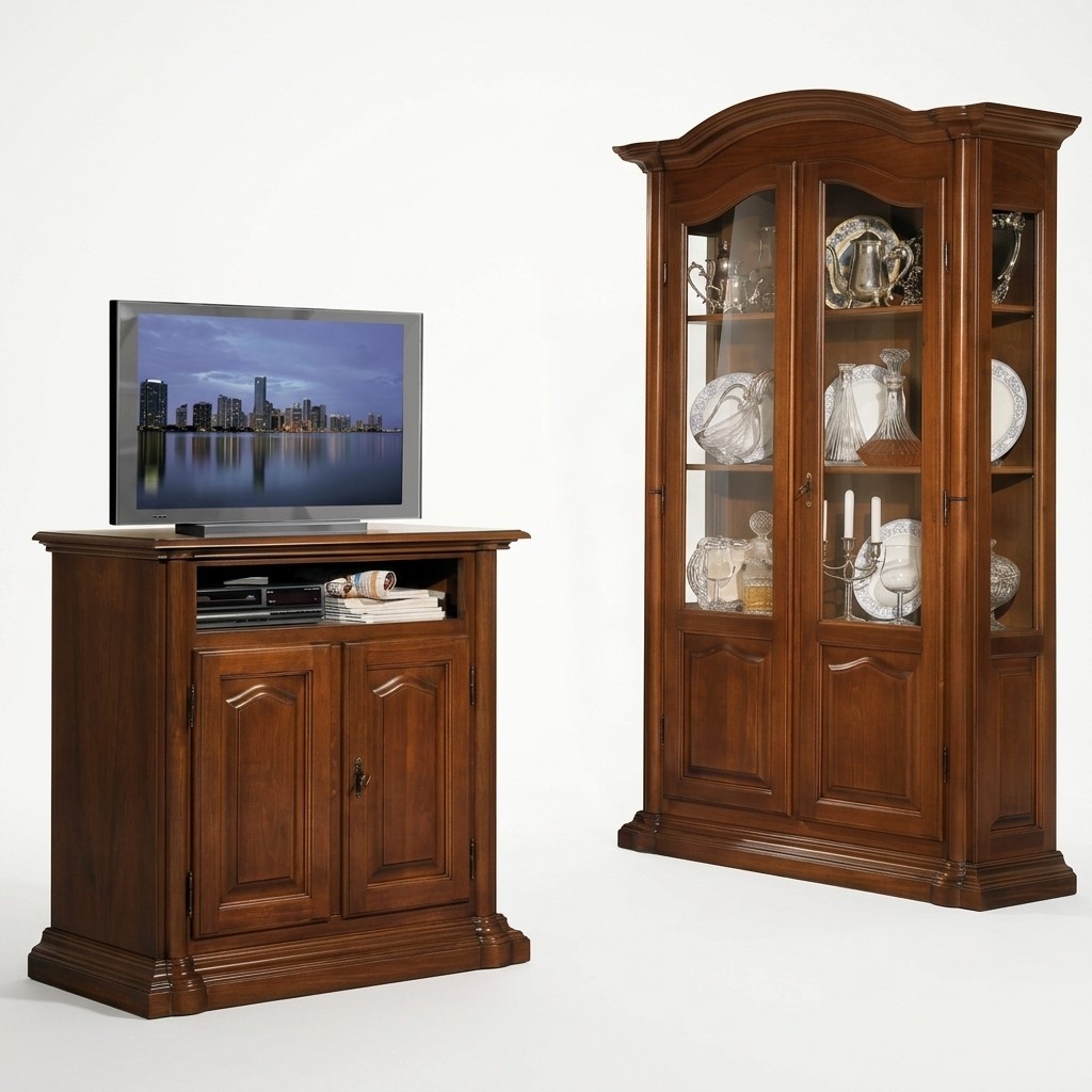 tv Sideboard rtv Wohnzimmer Design Regal Holz Regale Lowboard Italien Braun