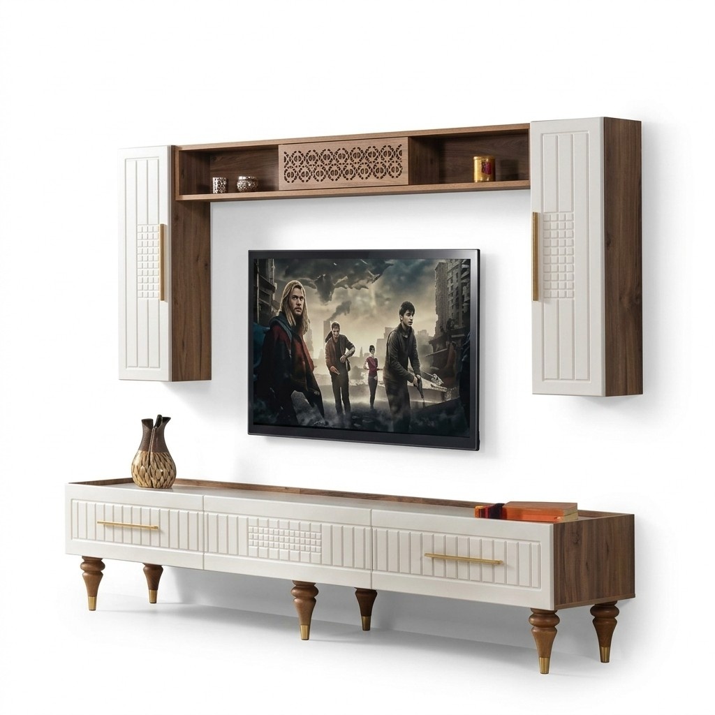 TV Ständer Sideboard Anrichte Schrank Wohnzimmer Holz Sideboards Möbel