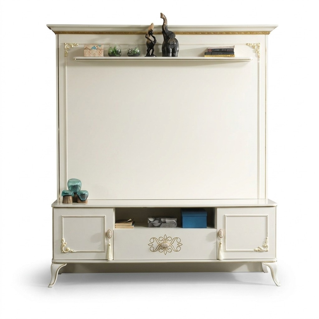 TV Wand Wohnwand tv Ständer Wohnwände Sideboard Wohnzimmer Fernseher Schrank