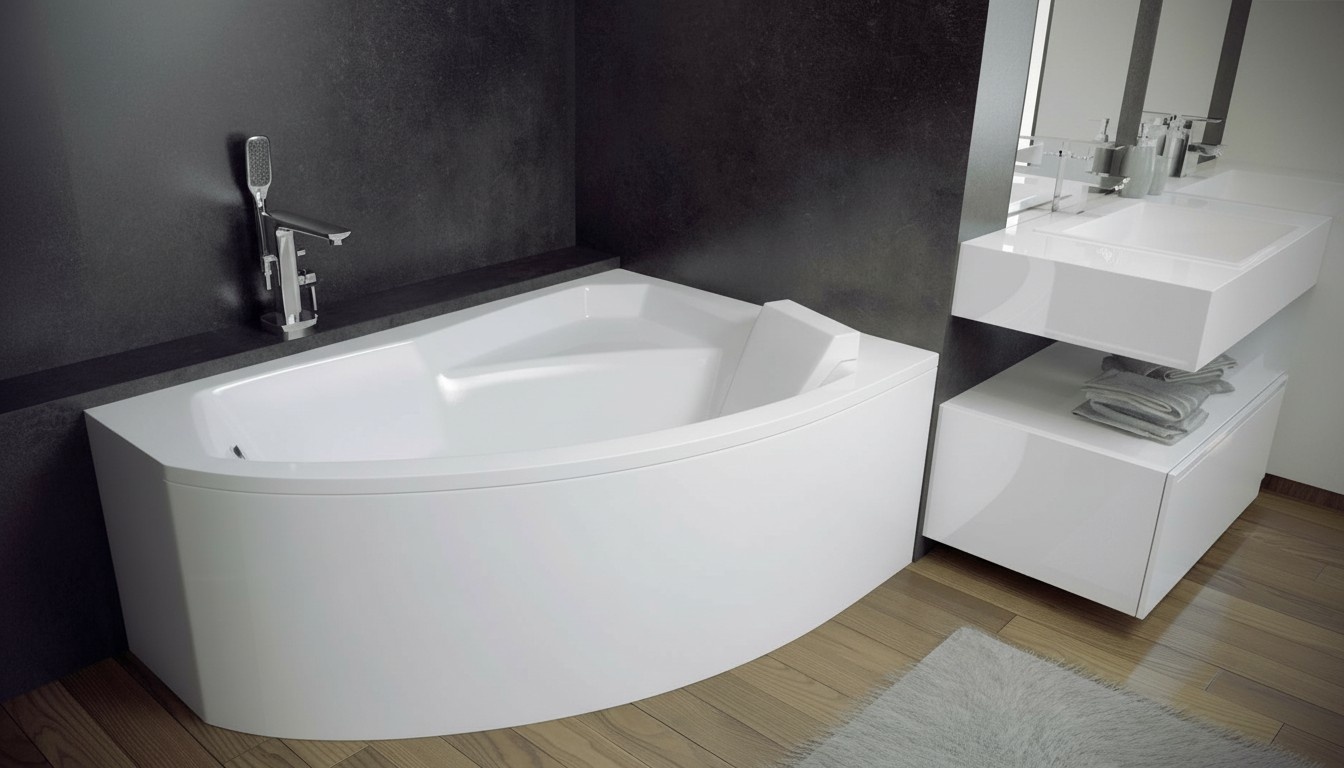 Unförmige Badezimmer Wanne Eck Badewannen Design Bad Wannen Acryl