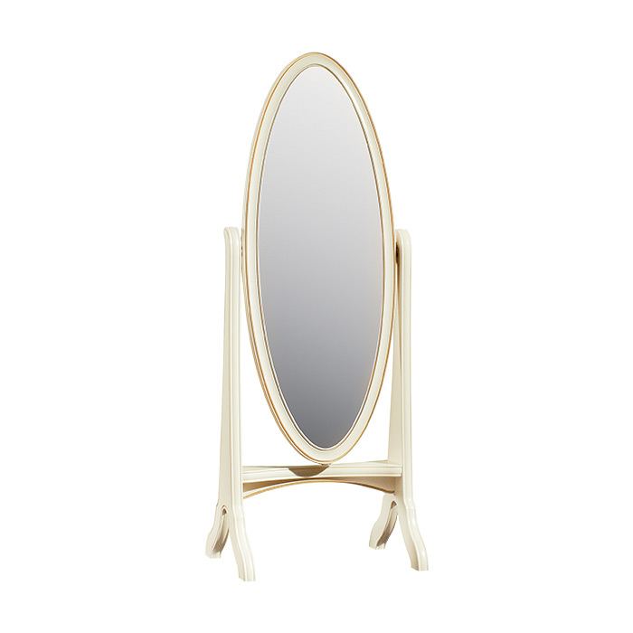 Klassischer Design Chippendale Spiegel Großer Standspiegel Model V-Standspiegel