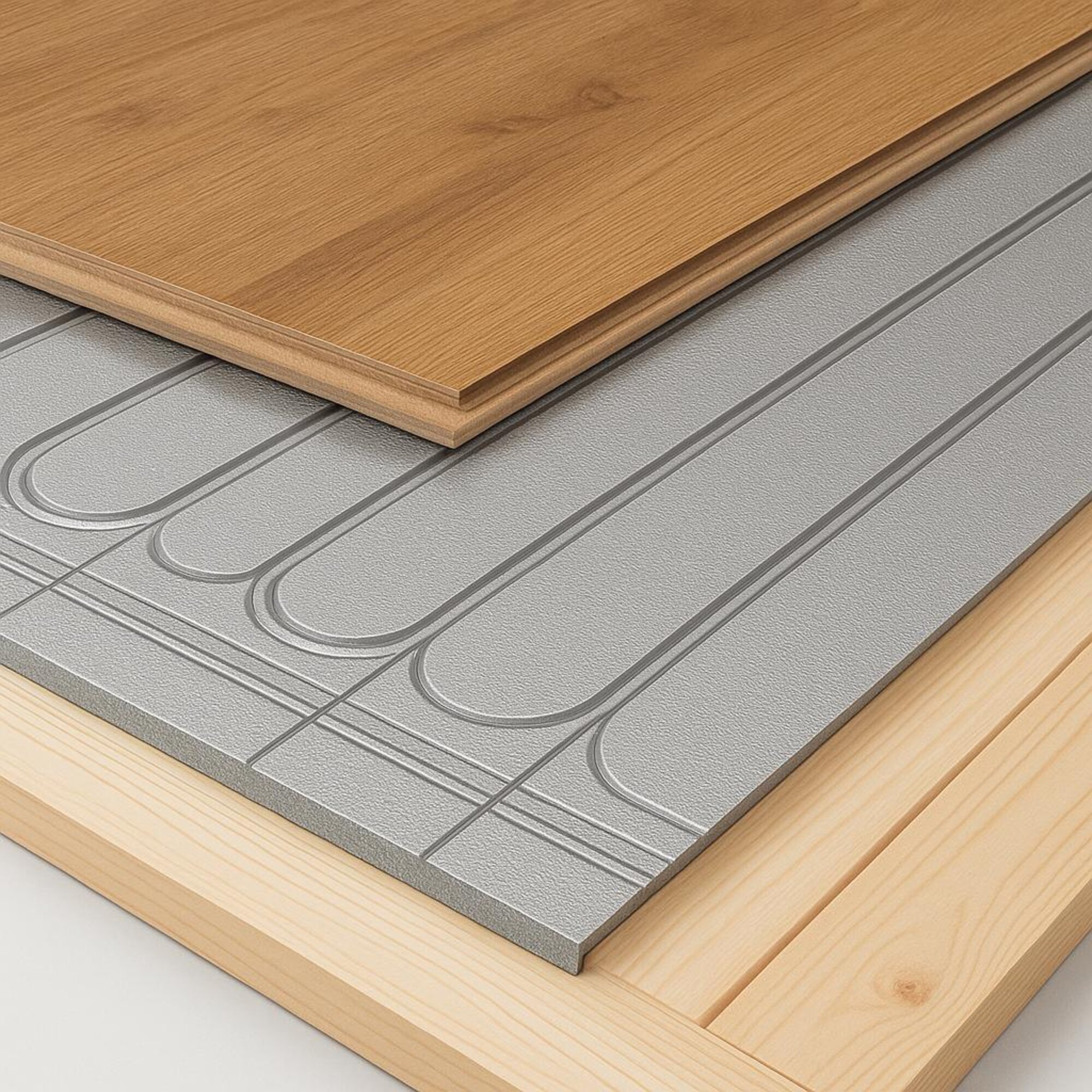 Trockenbau Fußbodenheizung 0,72cm² kein Estrich 30mm 16er Rohr SOFORT