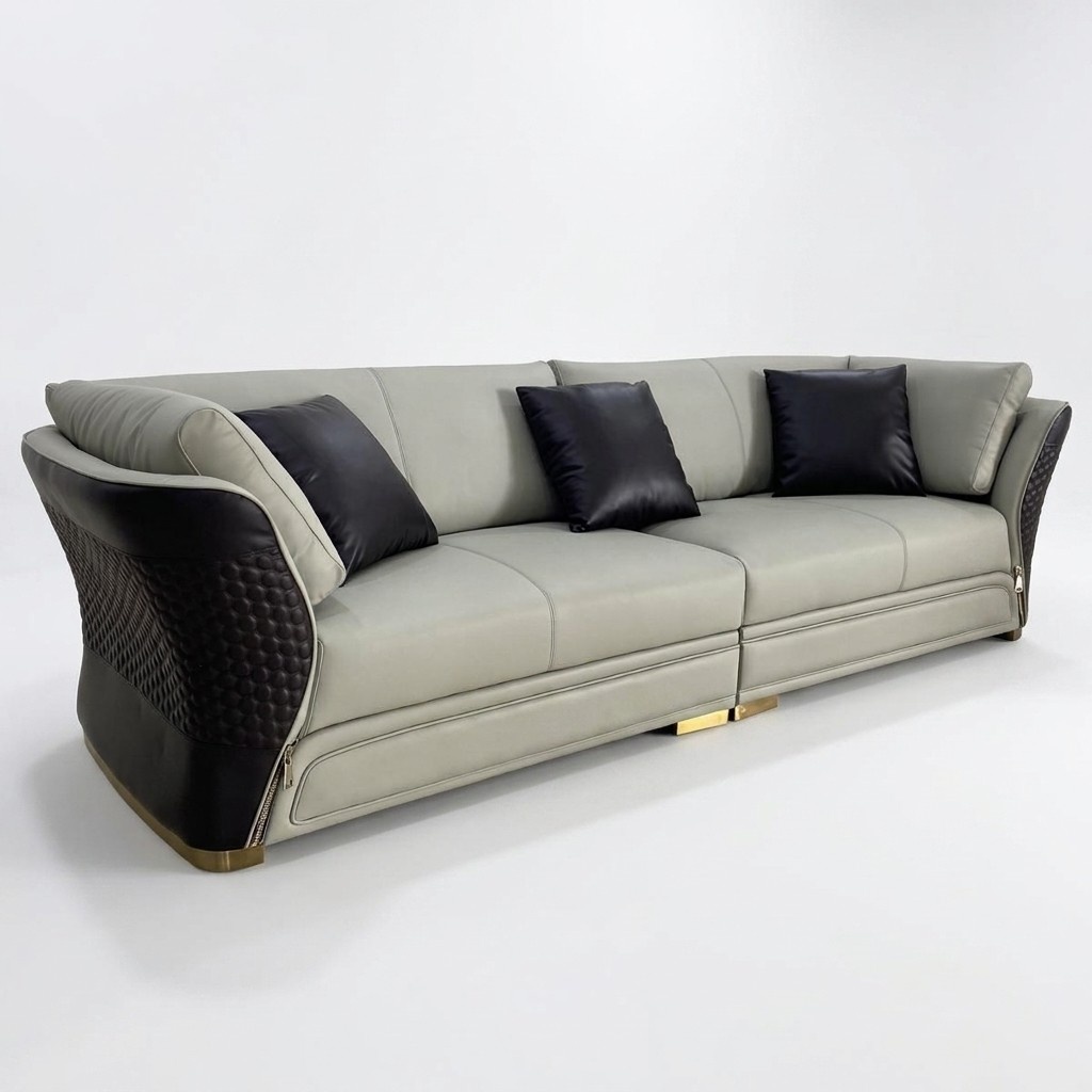 Viersitzer Neu Design Sofa 4 Sitzer Wohnzimmer Couch Couchen Polster Sofas Neu
