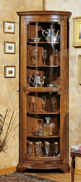 Schränke Vitrinen Glas Schrank Echtholz Vitrine Wohnzimmer Möbel Anrichte