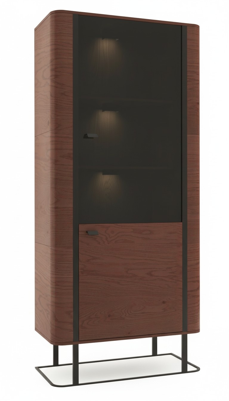 Vitrine Aktenschrank Schrank Vitrinen Büro Wohnzimmer Hochschrank Regal