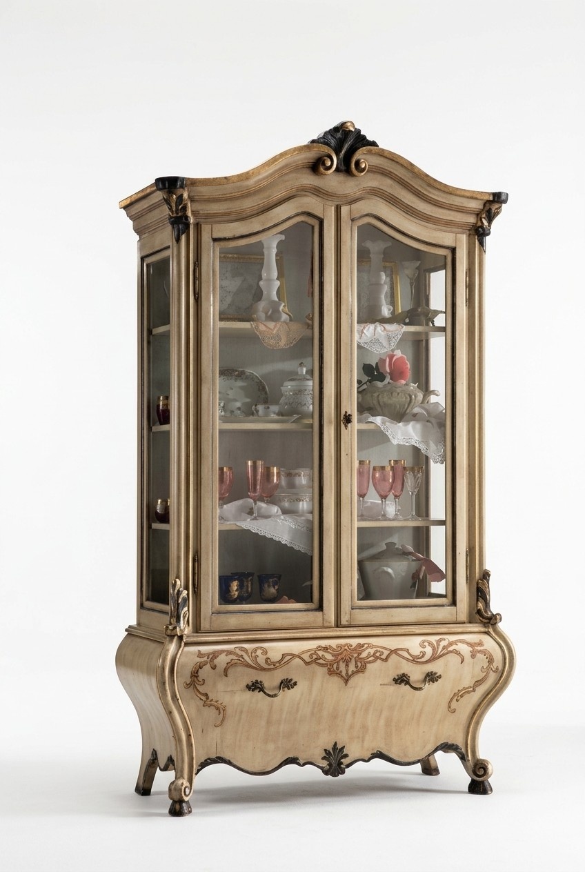 Vitrine Anrichte Schränke Design Italienische Möbel Schrank Luxus Regal