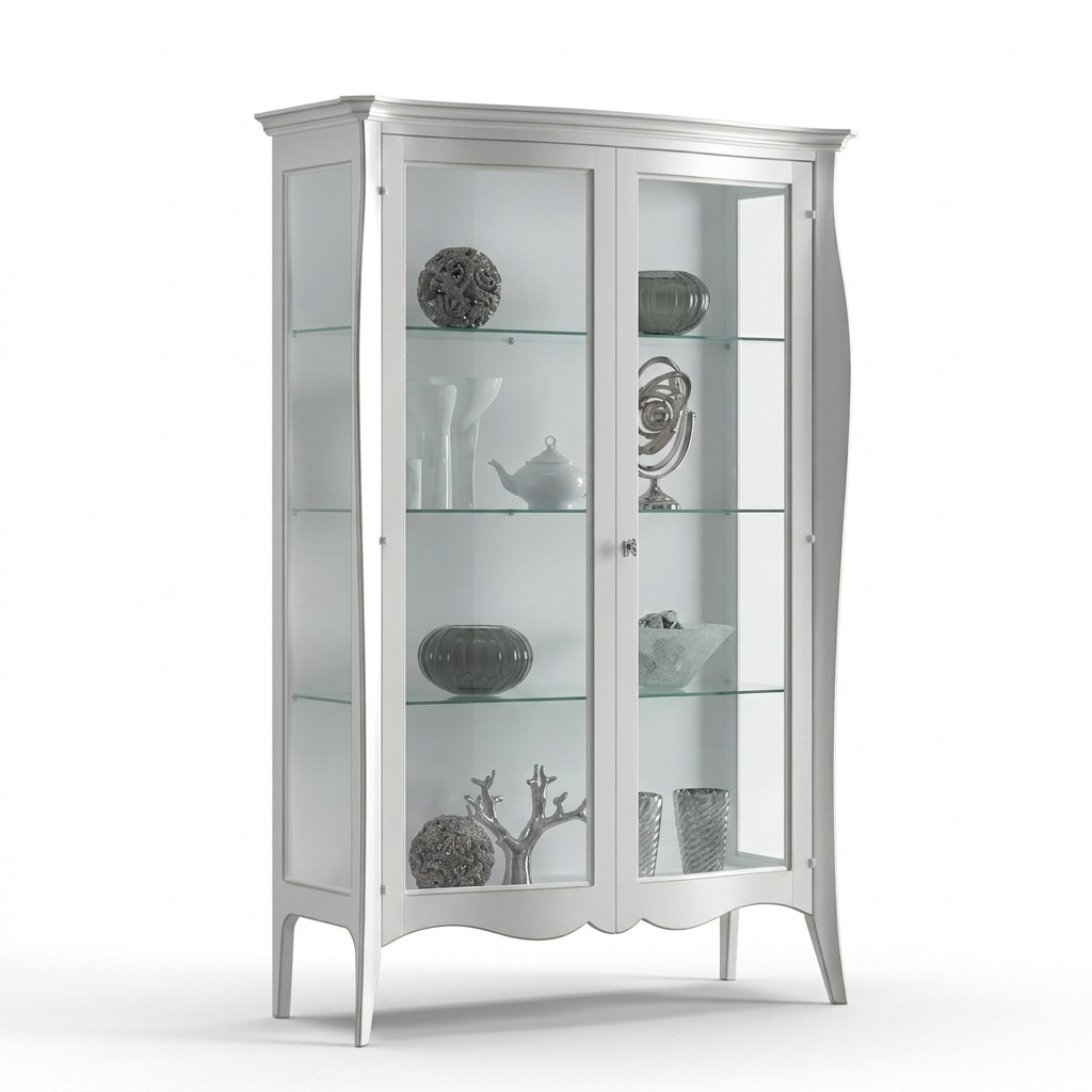 Vitrine Klassische Vitrinen Wohnzimmer Wohnzimmer Schränke Anrichte Neu