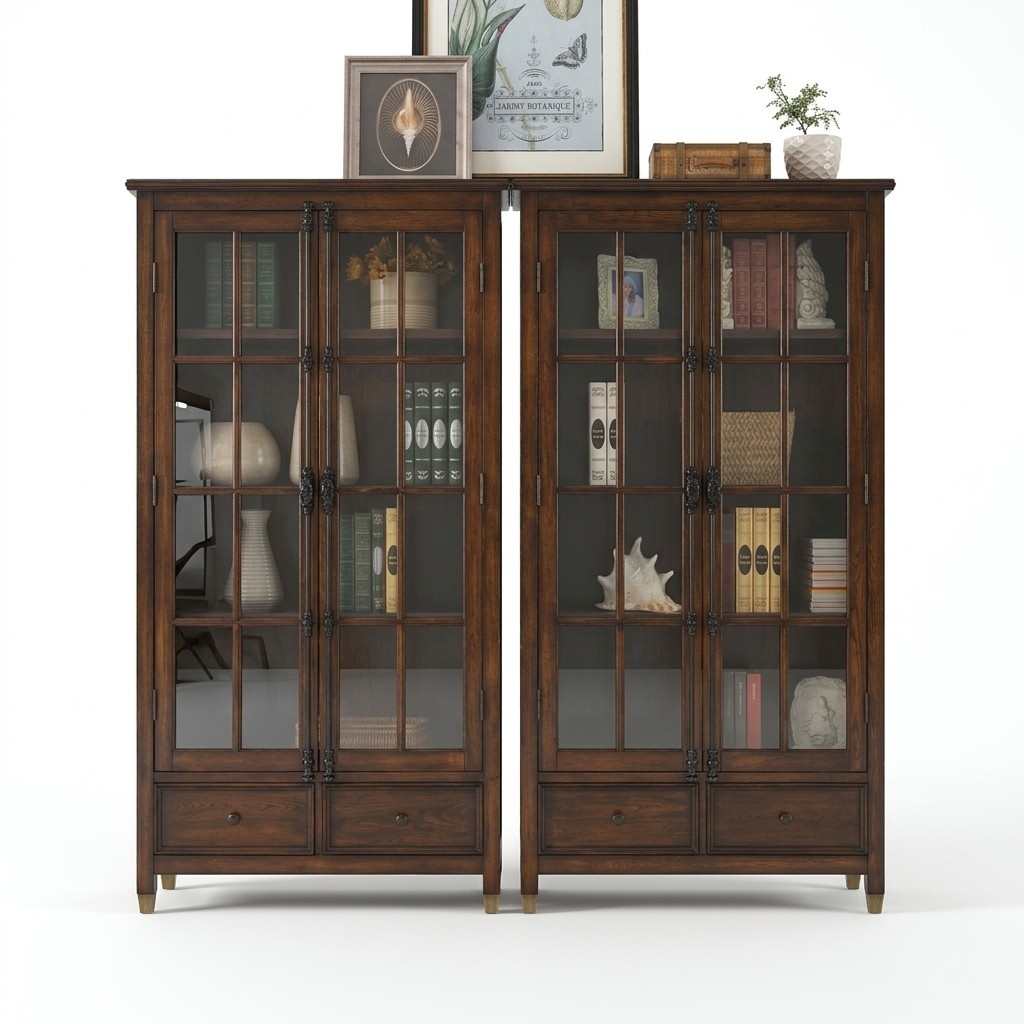 Vitrine Klassische Vitrinen Vitrinenschrank Schränke Holz Vitrine Schrank Regal