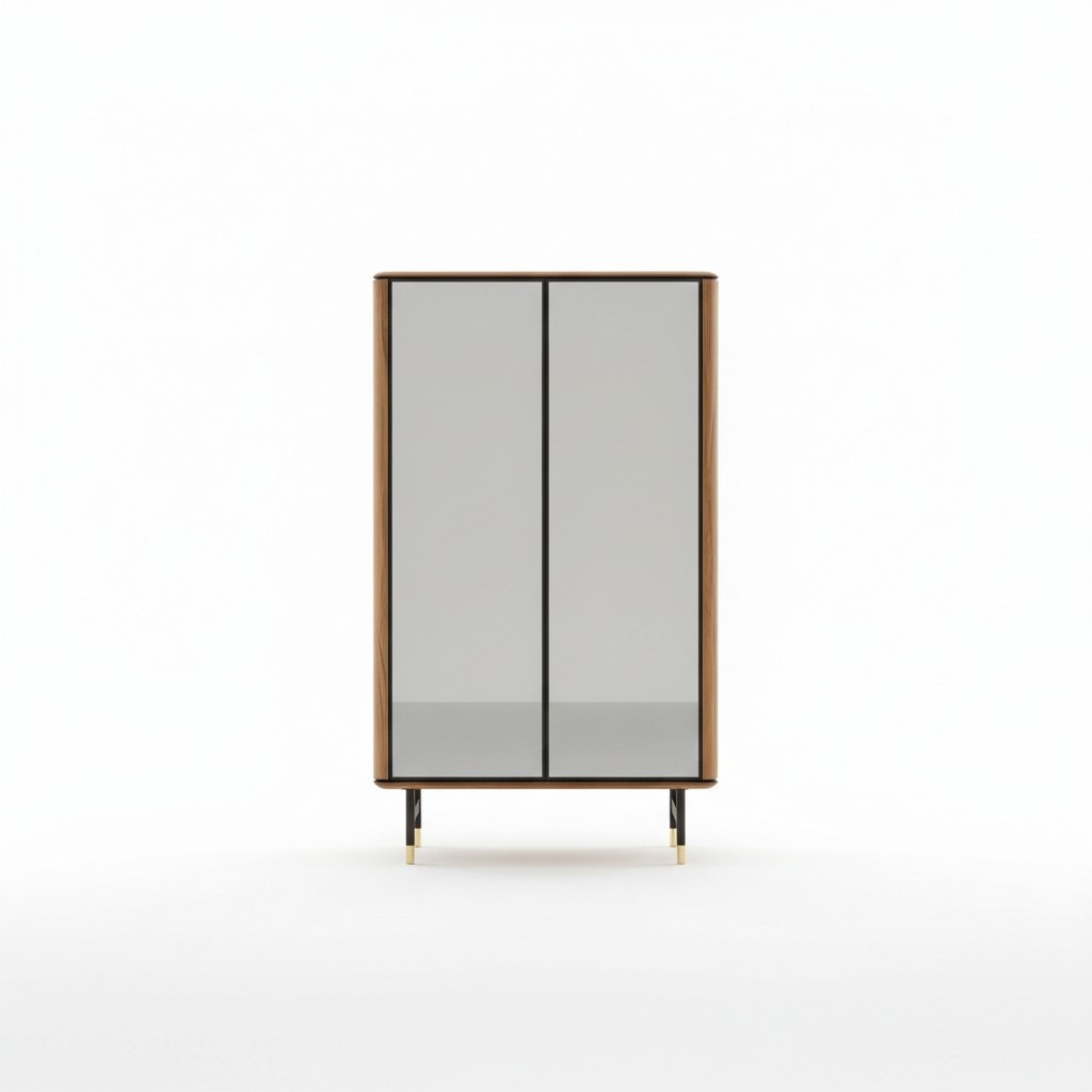 Vitrinen Glas Bar Schrank Haus Schränke Wand Regal Holz Wohnzimmer