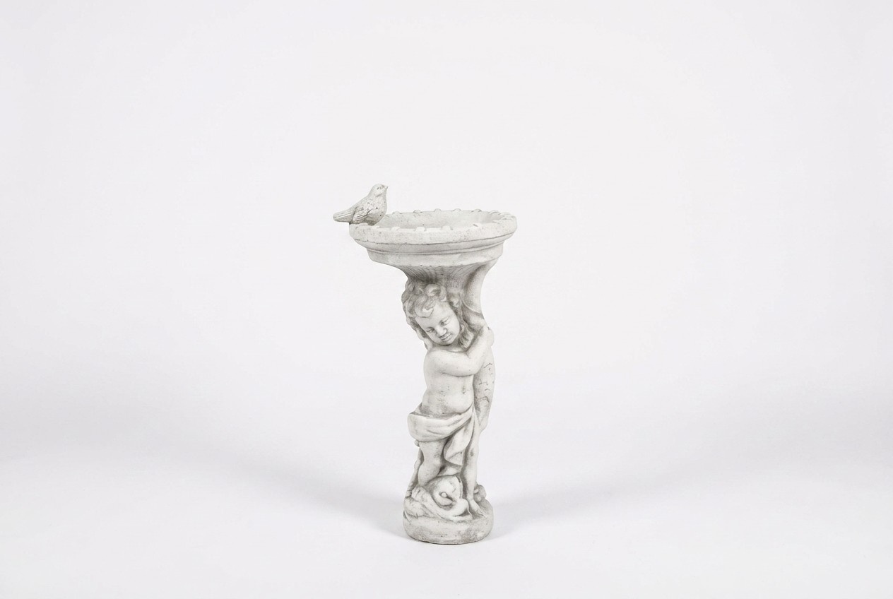 Vogel Tränke Skulptur Design Figur Statue Garten Figuren Statuen Skulpturen