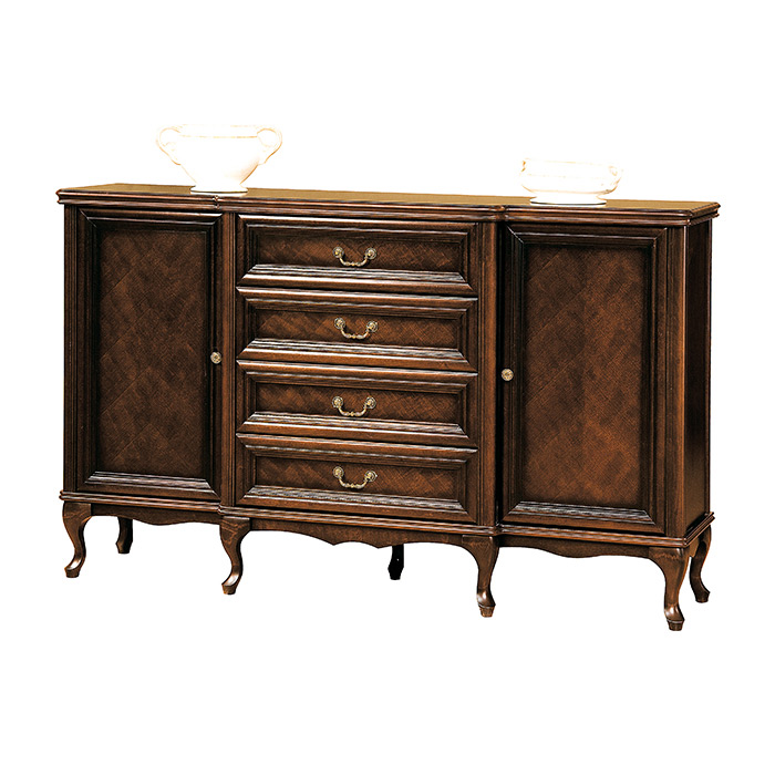 Klassische Kommode Kommoden Kommodenschrank Antik Büro Schrank Sideboard W-K4Sz