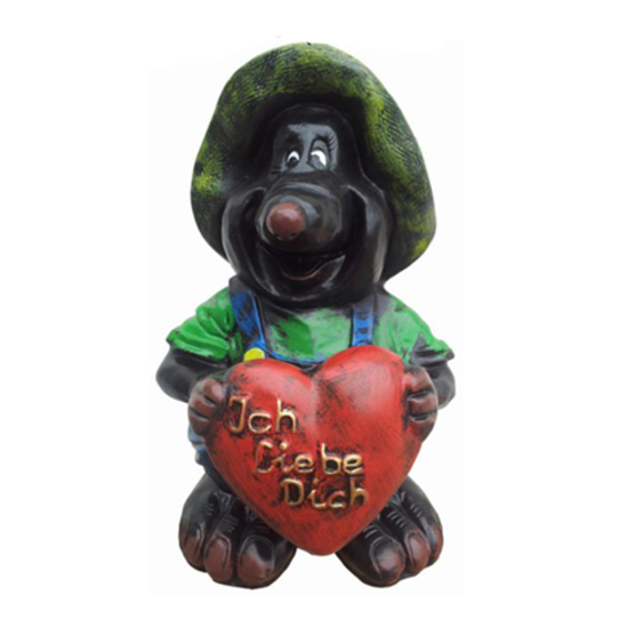 Design Maulwurf Tier Garten Figur Statue Skulptur Figuren Dekoration 40cm