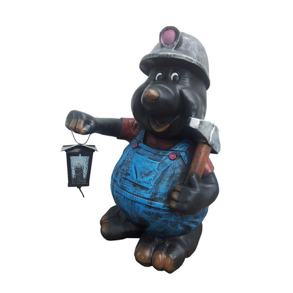 Design Maulwurf Bergbau Figur Statue Skulptur Figur Dekoration Neu 70cm