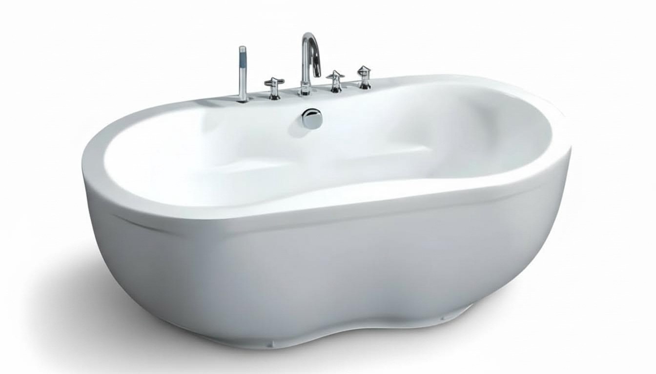 Wanne Badewanne Designwanne Acrylwanne Raumsparwanne Komfortwanne 165x85 cm